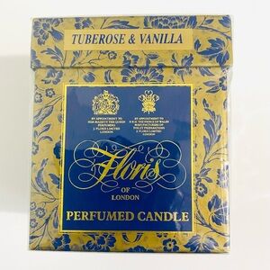 Floris London Perfumed Scented Candle New Tuberose & Vanilla